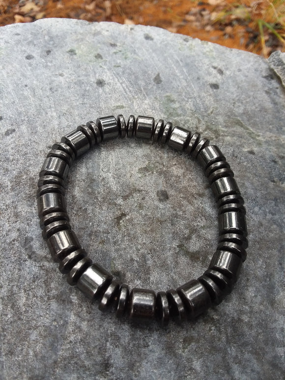 Magnetic Hematite Bracelet Style 2-A