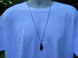 Authentic Shungite Tumbled Pendant on 30" Cord